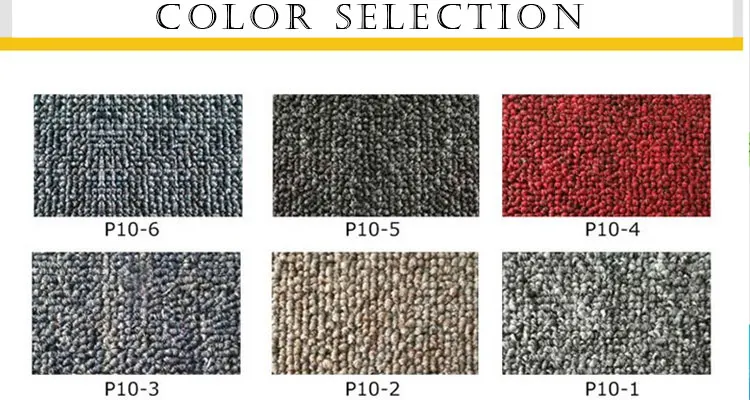 100% Polypropylene With Pp Gride Backing Home Bedroom Use Loop Pile Wall to Wall Carpet or for Rest Room