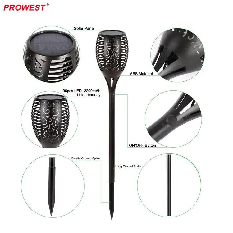 Садовые огни, светодиодные огни, водонепроницаемые мерцающие огни