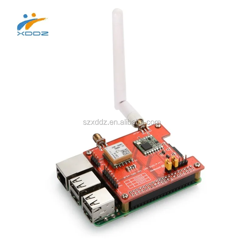 Long distance wireless 433/868/915Mhz Lora and GPS Expansion Board for Raspberry Pi