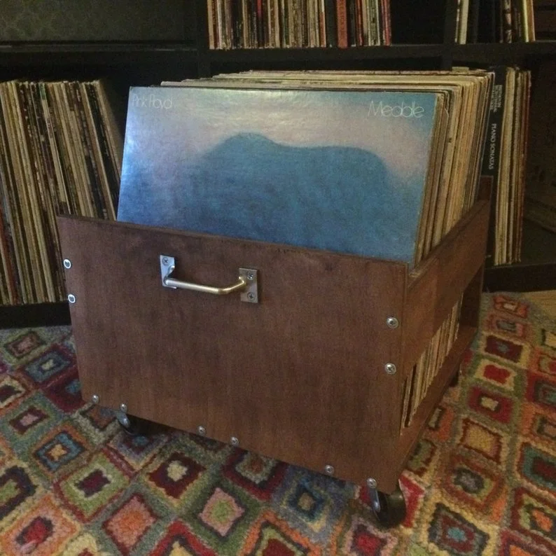 
YG Craft Stained LP Crate (with Customizable Options) 