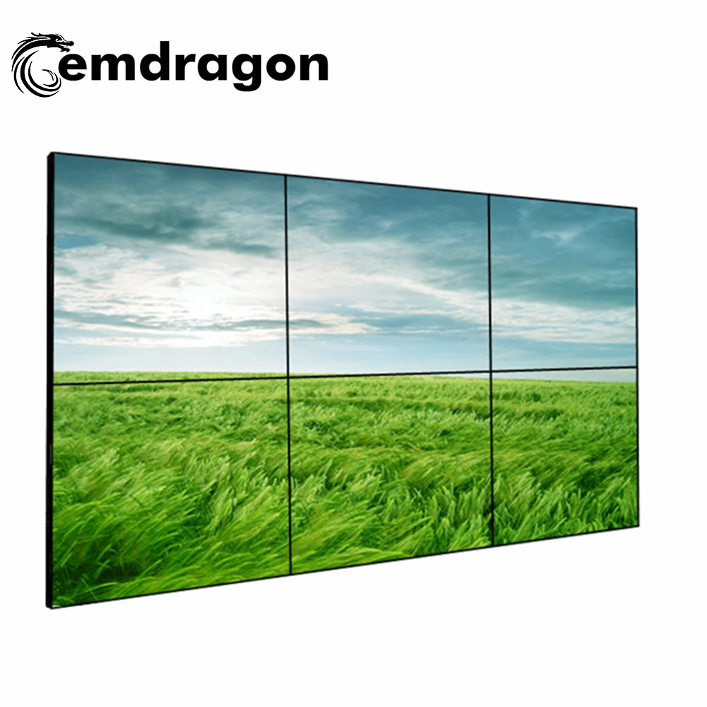 factory price!! dahua digital signage 49 inch 3.5mm LCD tablet digital signage  2 * 3 = 6 screen for big video wall HD