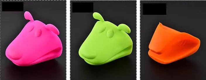 Fast shipping Factory sell  Animals Shape oven gloves heat resistance  Silicone Gloves
