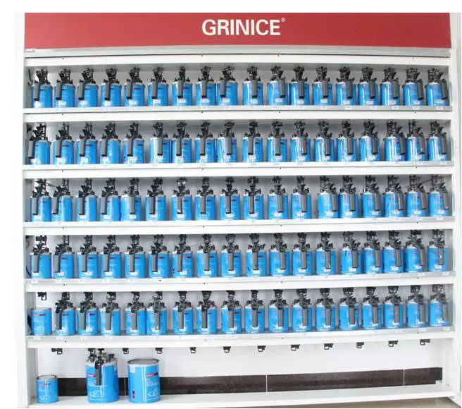 
Car paint usage magic color mixing system 