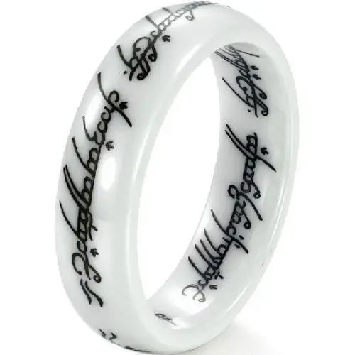 
New Hot The Lord of the Rings Tungsten Ring Gold Color Ring Men and Women Gifts Wedding Jewelry 