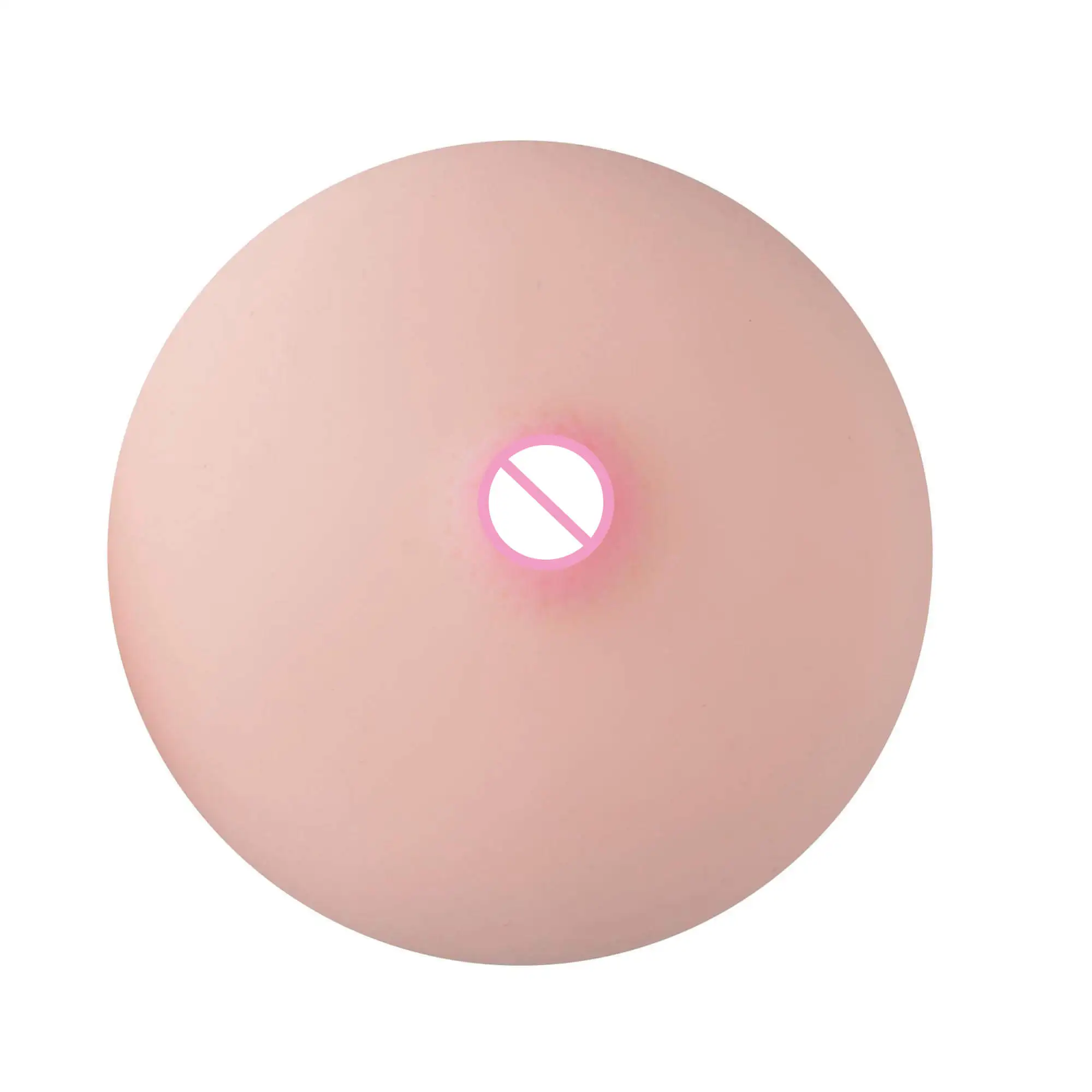funny soft simulation plastic TPE artificial silicone breast ball toy