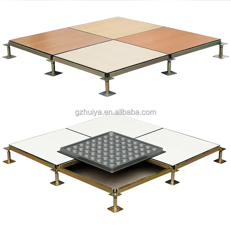 
most popular hpl pvc raised access floor with strings and pedestal 