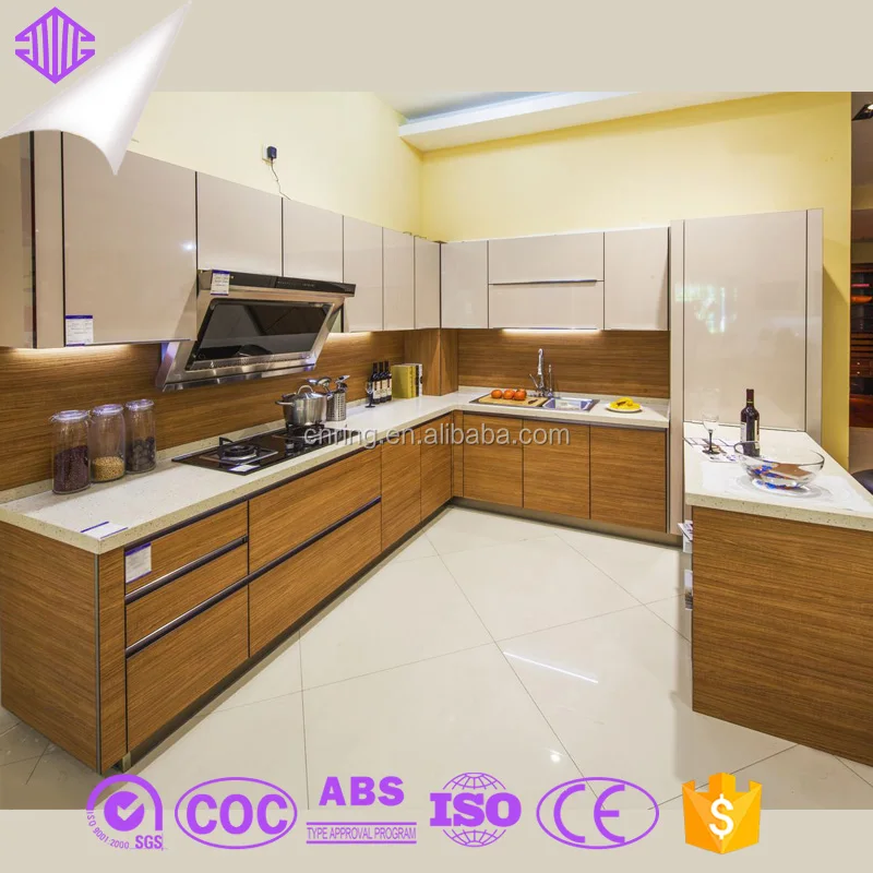 2015 modular kitchen design u shaped Hot selling from china