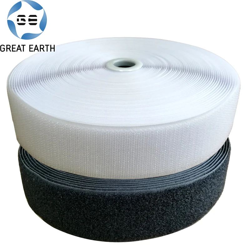 Various width Nylon and Polyester Sew On Custom Colour Sticky Tape Hook and Loop