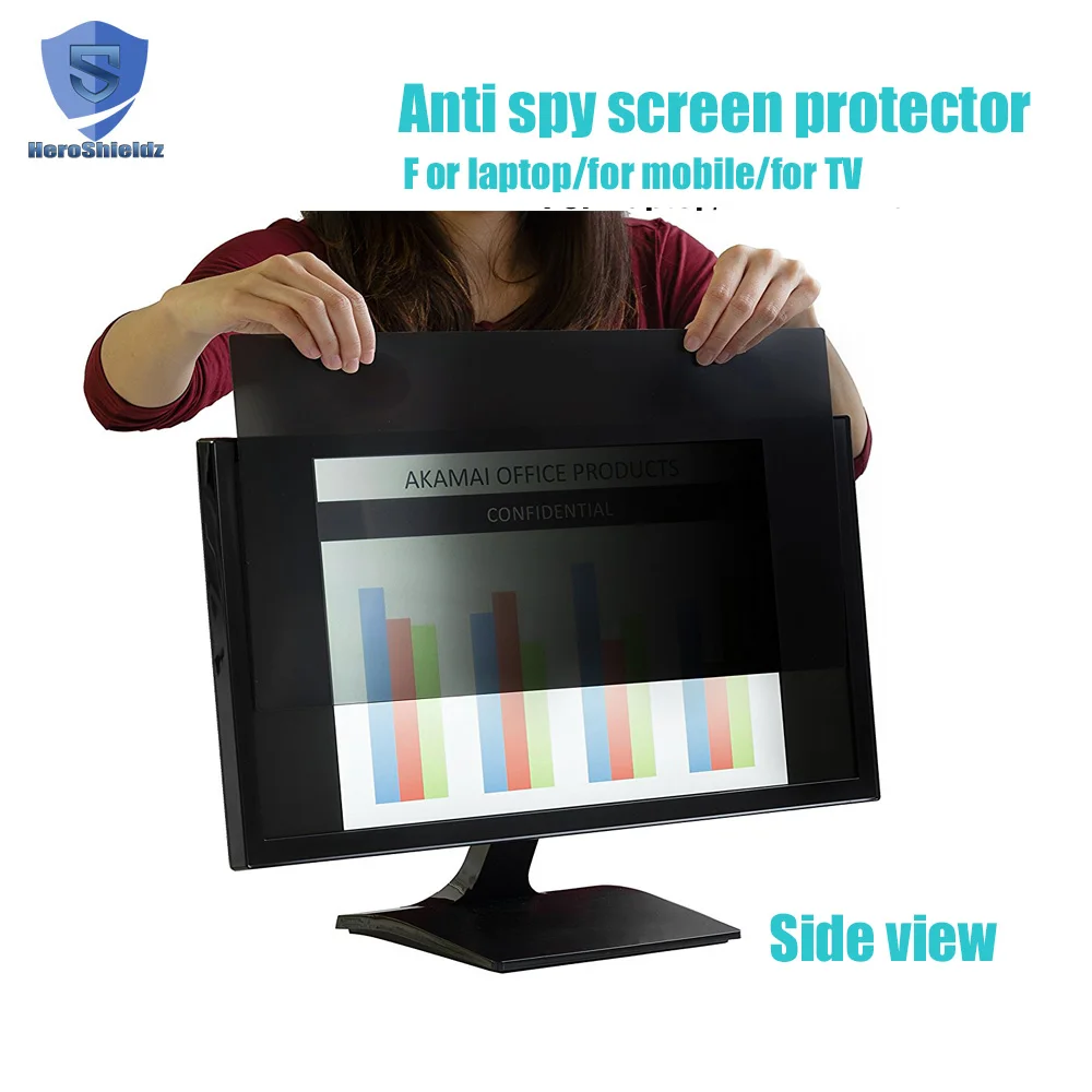 14' Matte Laptop Privacy Filter With Installation Tool, Removable Film Laptop/Computer /PC Anti-Spy Screen Protector Filter