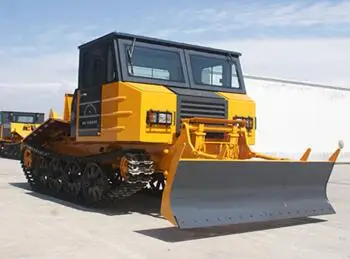 Гусеничный бульдозер с лебедкой и снег лезвие/снегоочиститель трактор-погрузчик