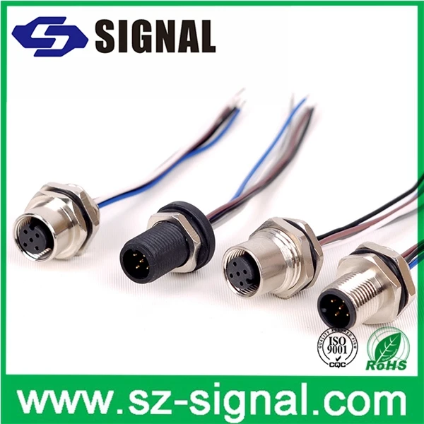 M12 ip68 водонепроницаемые электрические разъем