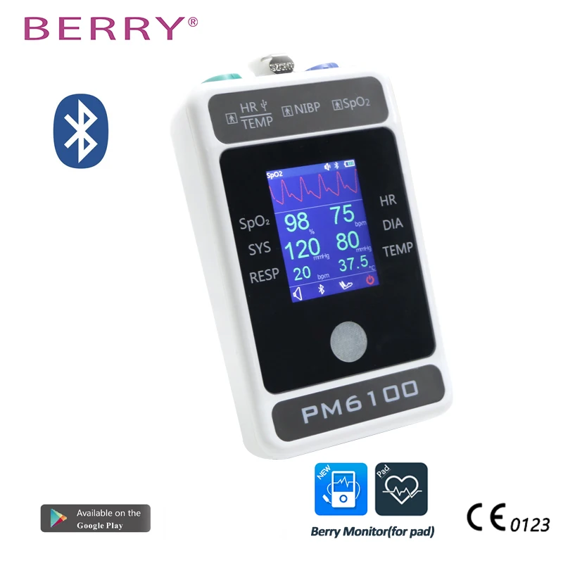 New PM6100 Hospital Portable parameter Monitoring instrument CE approved