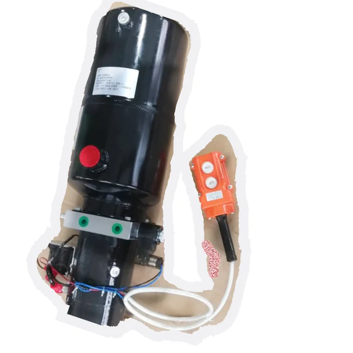 DC24V  hydraulic power unit pump for tipper trailer