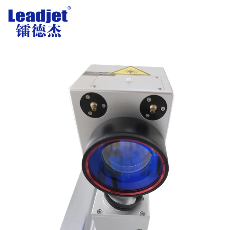 Leadjet ПК контроль 20 Вт Дата истечения срока годности партии волоконно-лазерная маркировочная печатная машина принтер для PE/алюминия/очков/дерева