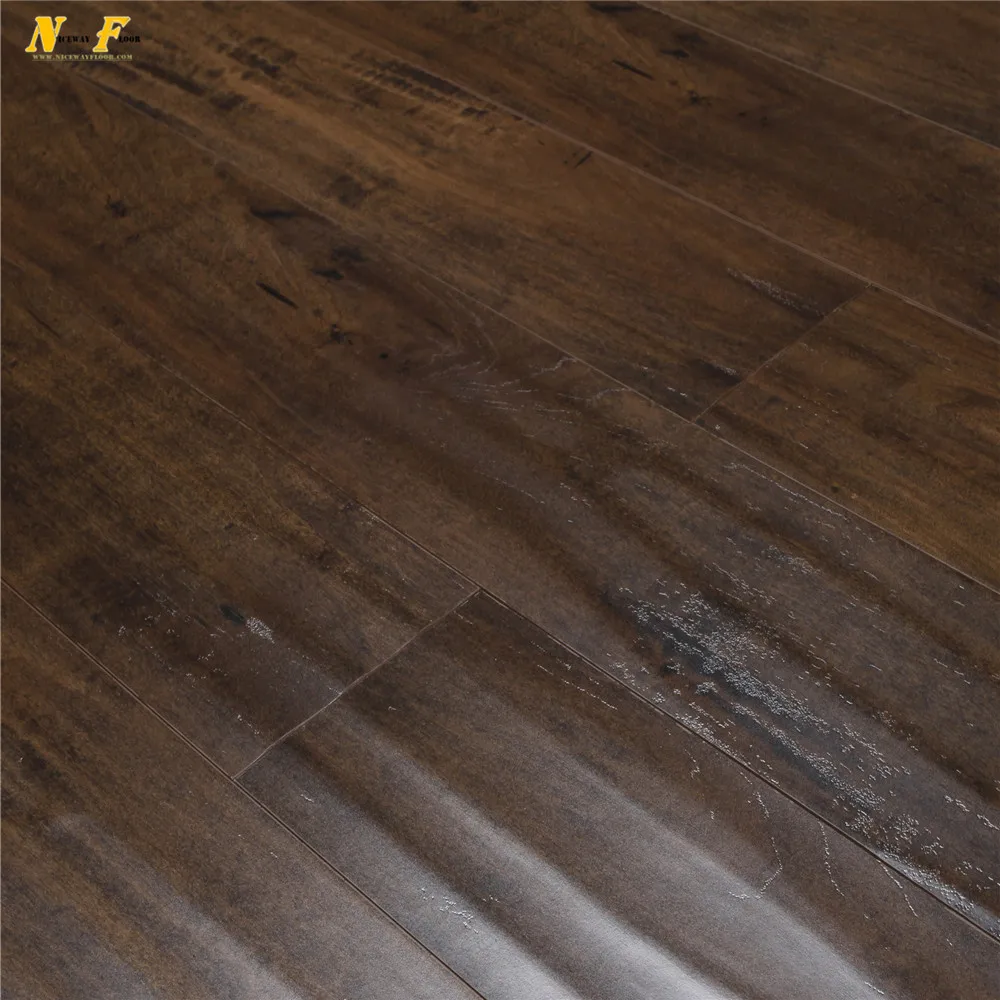 Competitive price handscraped HDF wooden 12mm laminate flooring