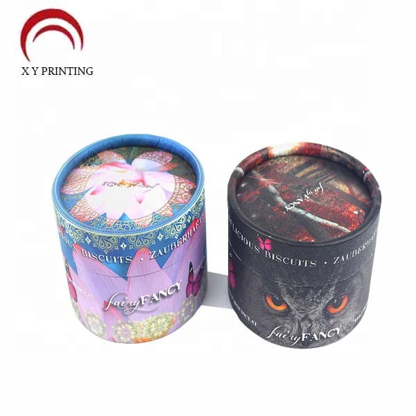 
Custom Cylinder Round Tube Cardboard Perfume Packaging Boxes 