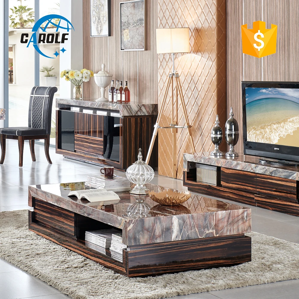 Роскошный журнальный столик с мраморной поверхностью под заказ от производителя