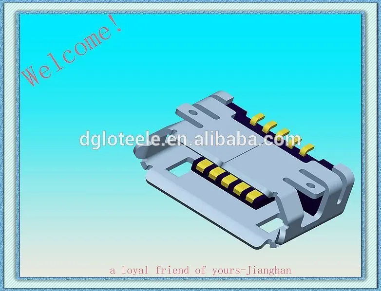 медный корпус микро usb 5-контактный ёенщин пгт разъем