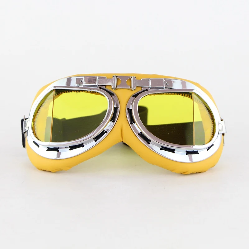 RTS High Quality Retro motocross goggles with Chrome Frame Factory Price OEM service CG16