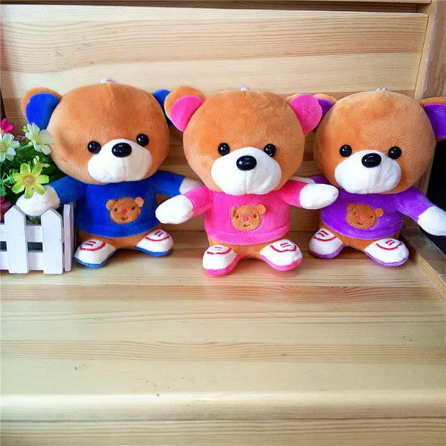 HI OEM design More character customized plush stuffy toys small teddy bears for wholesale