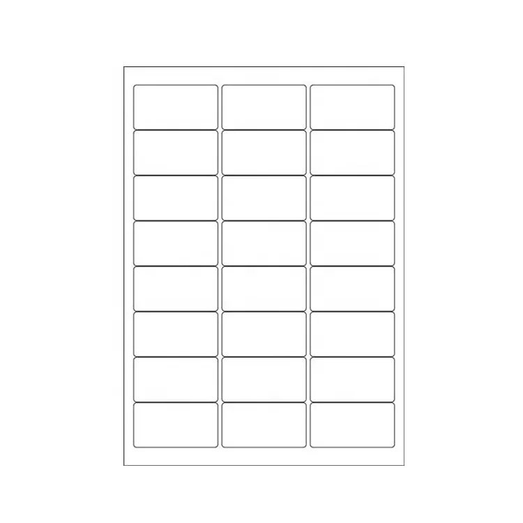 TOPTAC hot selling 24 up mailing address label sheet