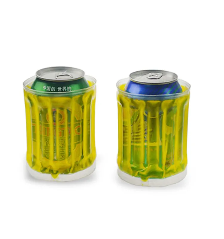 MSDS Approved Xiamen Custom Ice gel pack PVC Can bottle wine cooler bag
