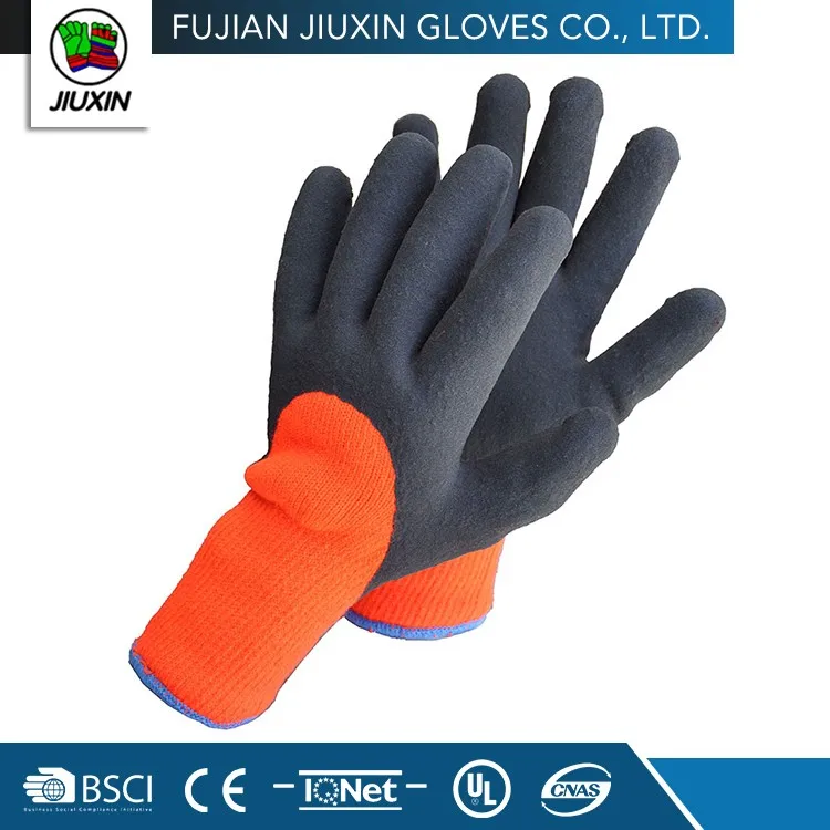 The latest natural rubber gloves high quality industry working latex gloves