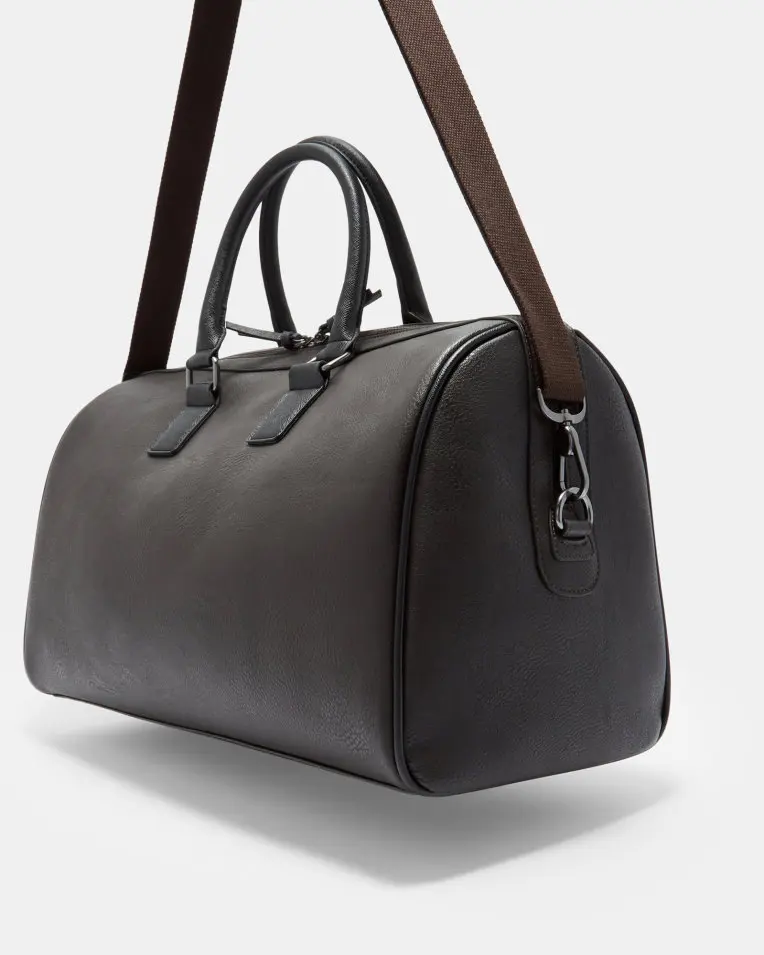 2019 custom waterproof pu leather sports gym travel duffle bag