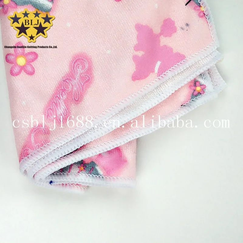 Fashionable 80% Polyester & 20% Polyamide Terry towel Bath baby printed towel