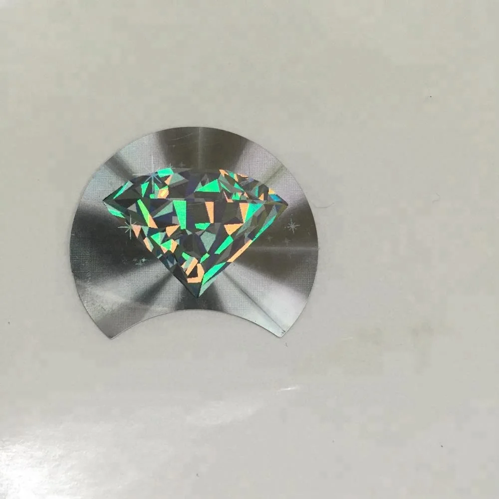 Custom-made security 3d hologram sticker label with shinny pattern