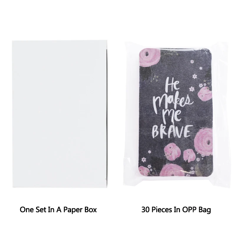 
New Design Small Quote Cards Flower Printing Paper Greeting Gift Card 