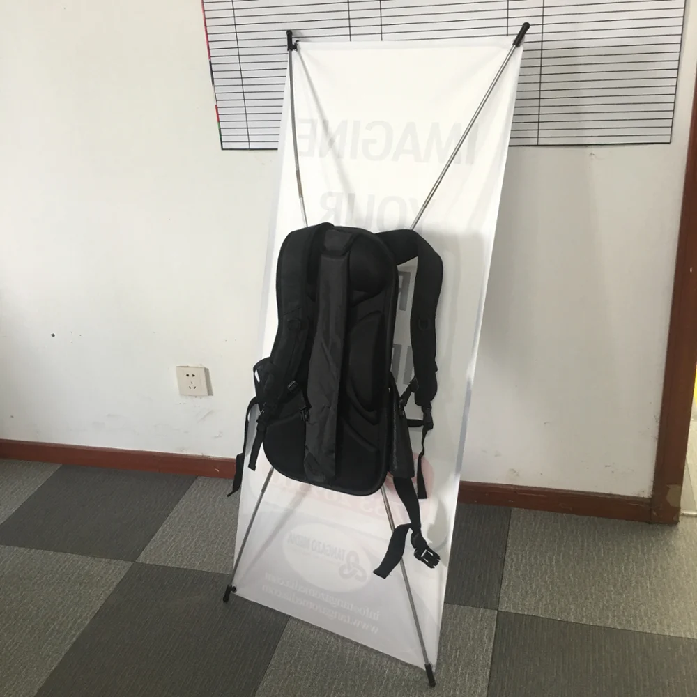 PVC Walking Billboard Advertising Backpack X Banner