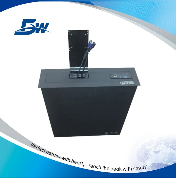 Guangzhou remote control monitor lift mechanism/ electric monitor lift for AV system