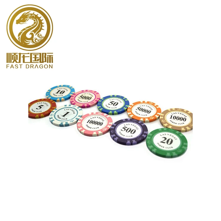 Different colors custom printed cheap poker chip promotion high quality colorful casino poker chips