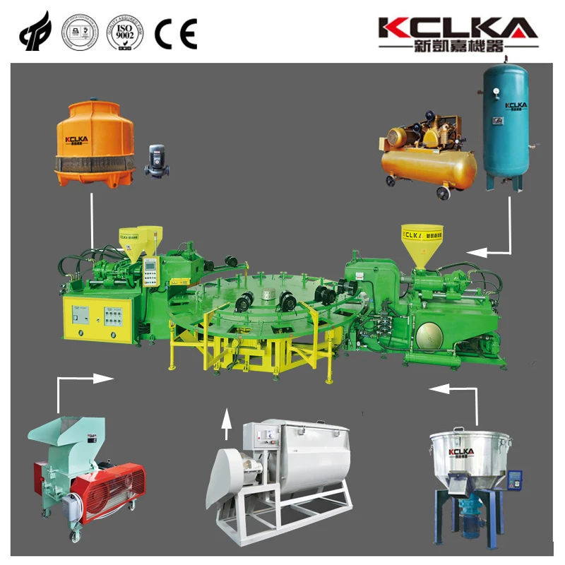 EVA TWO COLOR ROTARY MOULDING MACHINE