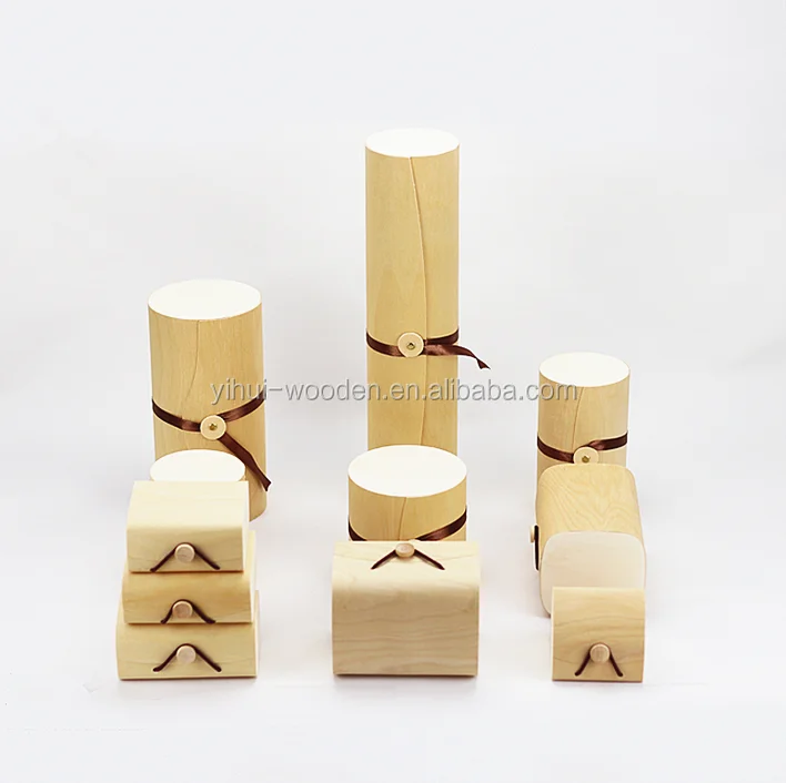 hot sale birch bark wood box,handmade birch veneer for wine,soft wood gift box