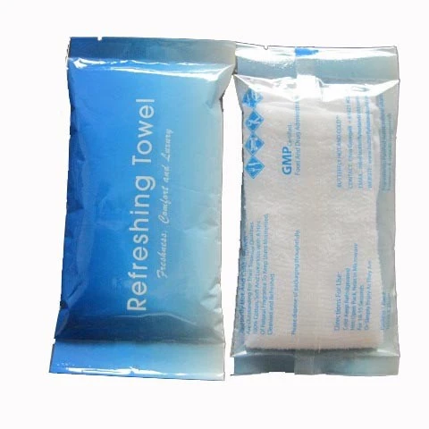 single pack restaurant hot and cold wet towels