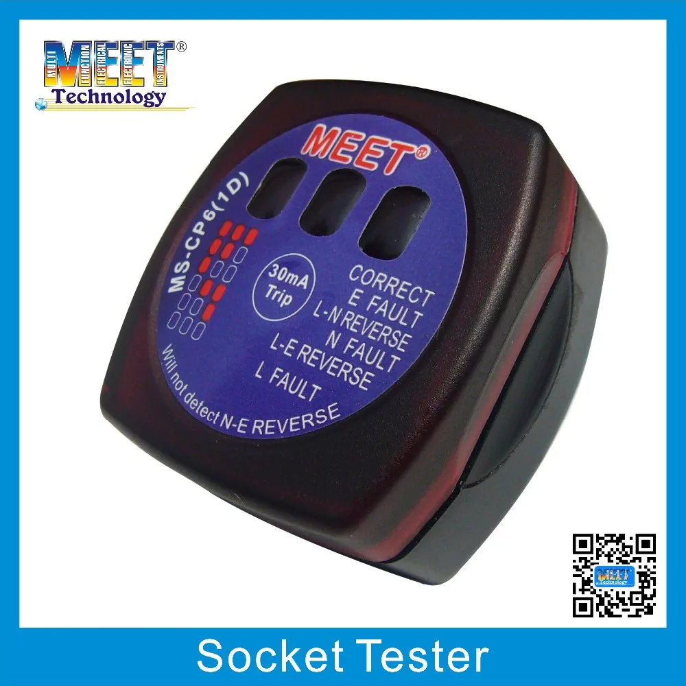  MS-CP6(1D) High Quality Detect Faulty Wiring Electrical Plug Socket