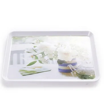 Wholesale melamine food serving tray plastic food tray hospital food tray
