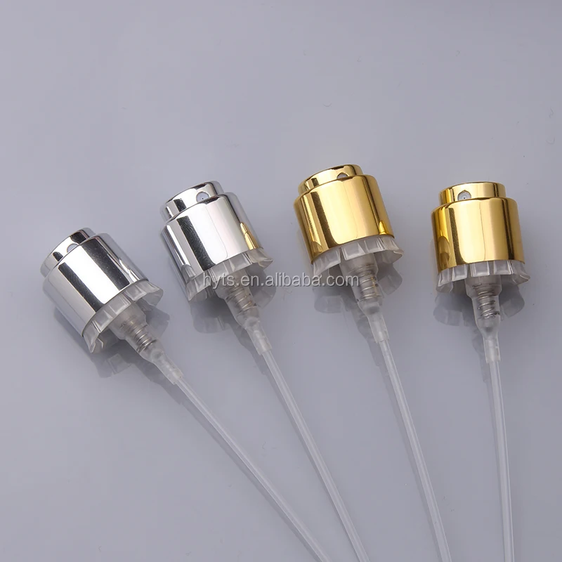 15mm aluminium gold silver crimp spray pump