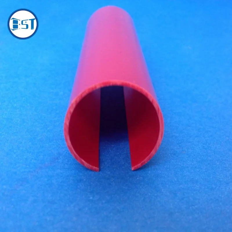 Custom high quality colored pvc slotted tube