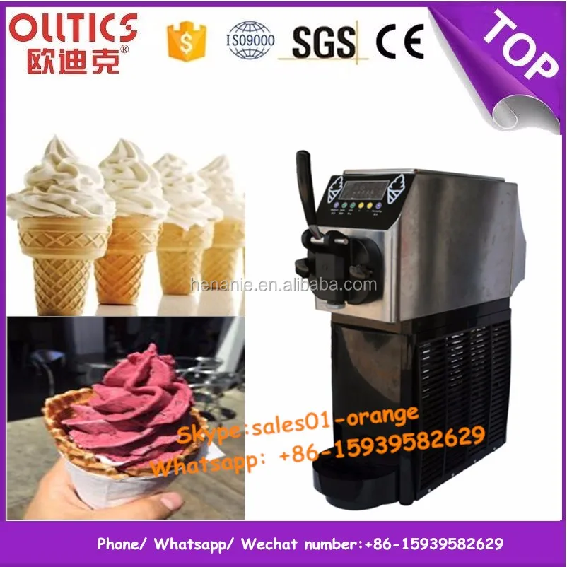 Настольная машина для производства мягкого мороженого/йогурта/мороженого