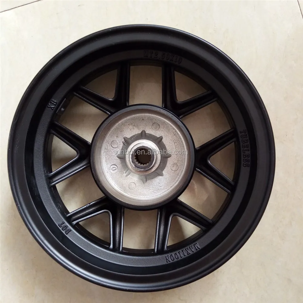 10 X MT2.5 дюймовая ступица колеса из алюминиевого сплава для мотоцикла