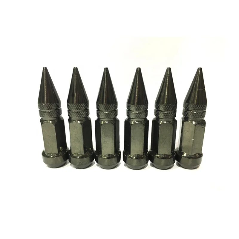
Guangzhou Supplier Car Part Popular Tire Racing Iron Pointed Lock Nuts 