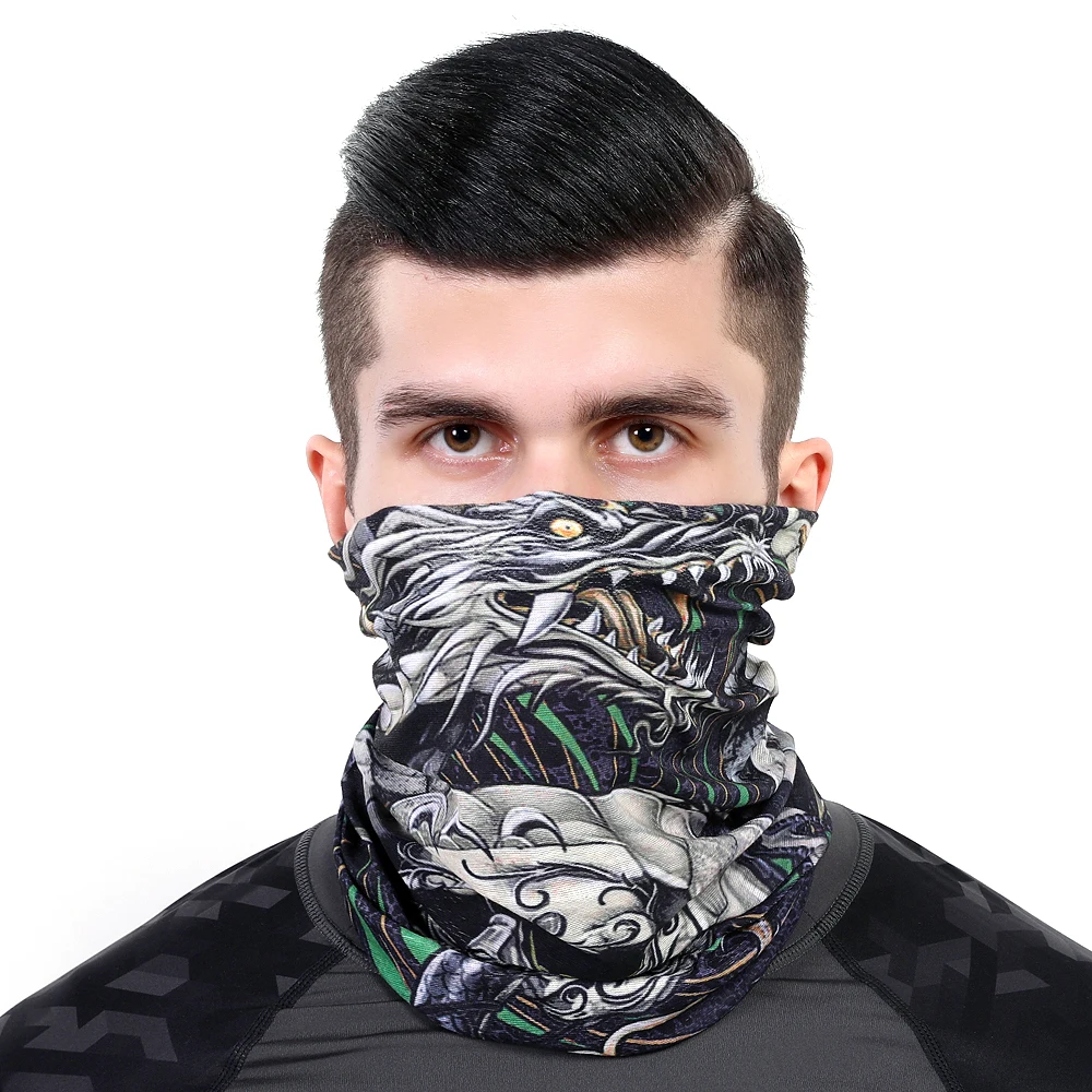 
Custom Design headwear Face Headbands Sports Seamless Bandana,Multi-purpose Polyester Stretchy Ski Bandana 