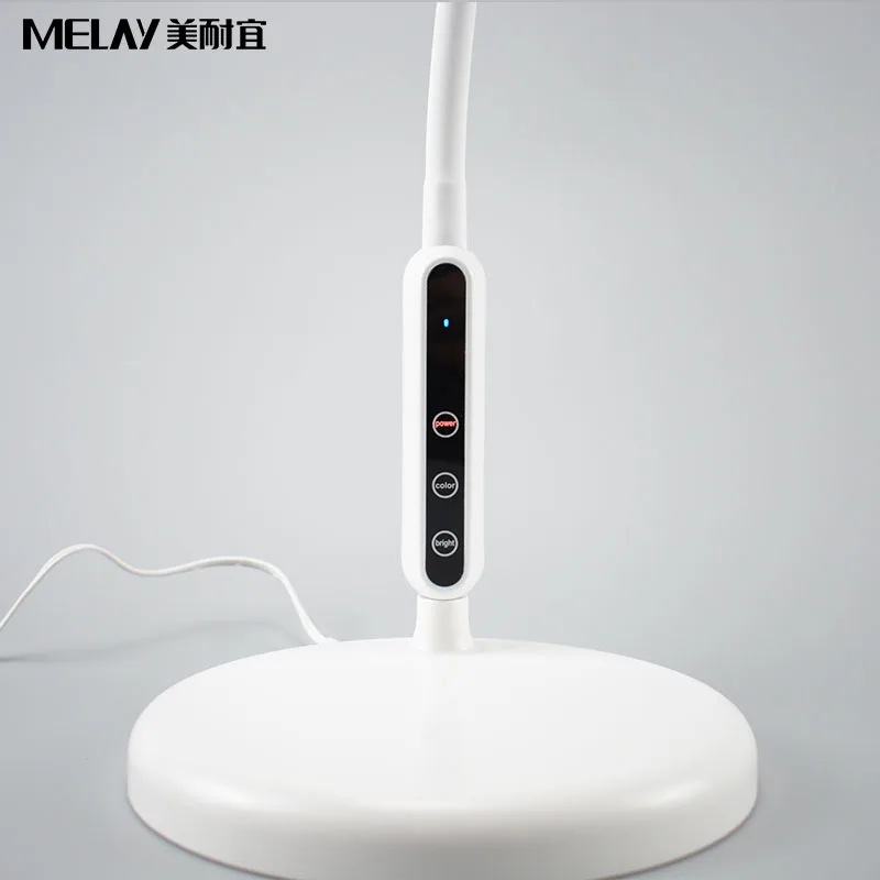 
Modern Office Lighting Flexible Touch Control Dimmable LED Table Lamp With Swing Arm 