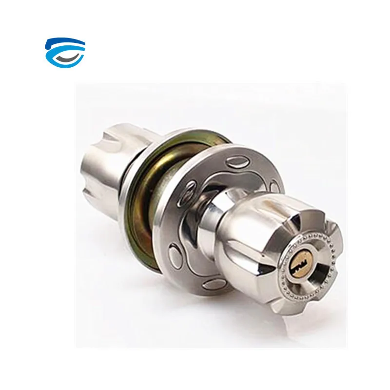 Made in china customize best brand bathroom cylindrical ball door knob lock