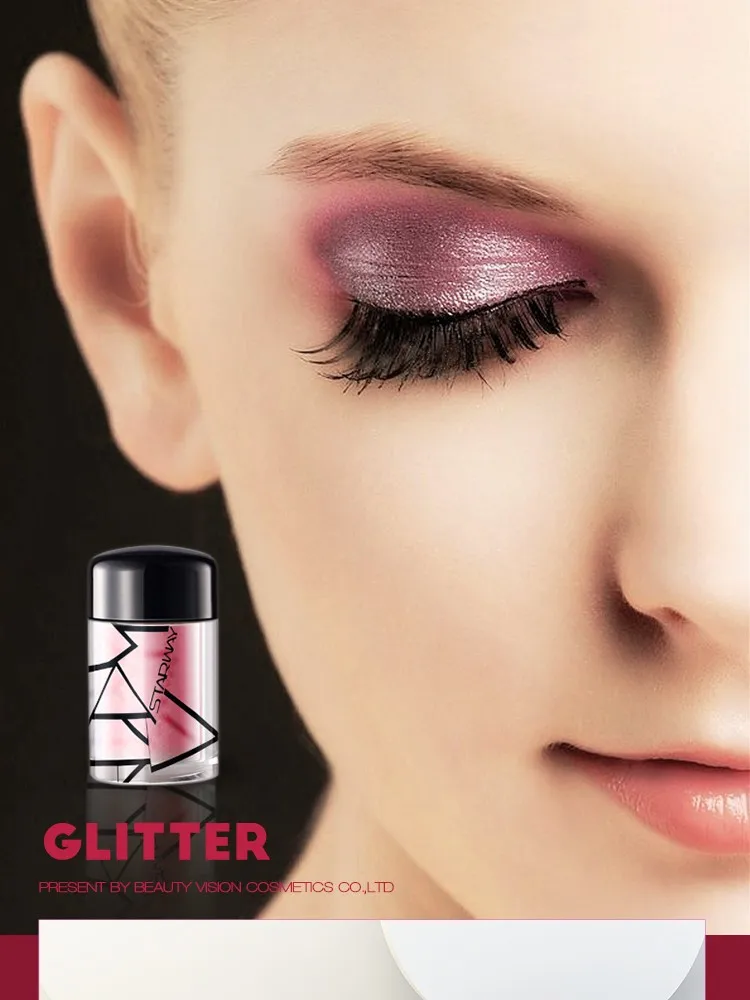 Makeup Cosmetics Eyeshdow Glitter Highlighter Shimmer Pigmented Eyeshadow Powder Eye glitter Loose Powder