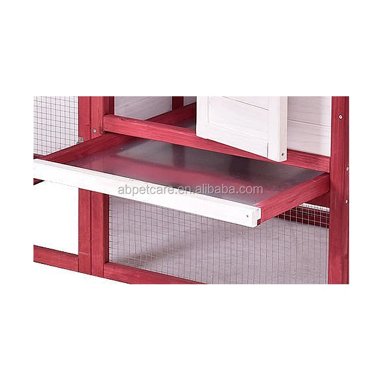 Large Chicken Coop Wooden Hen Cage Rabbit Hutch with Run