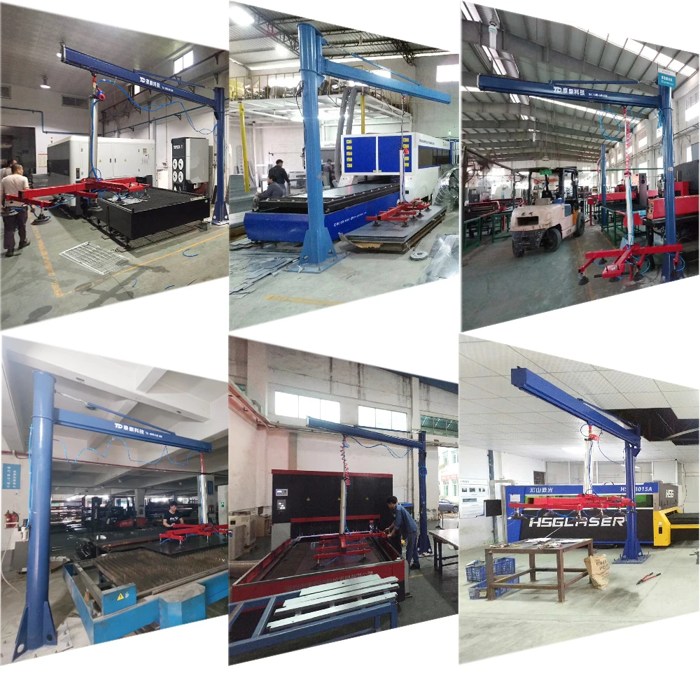 
Mini Lifting Crane Manual Crane with Capacity of 300/500kg for Loading Sheet Panel Vacuum System 